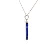 Lapislazuli Frequenzanhänger, Heilstein Schmuck für besseren Schlaf, Energie Schmuck